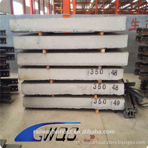 China supplier uic60 rail turnout concrete sleepers